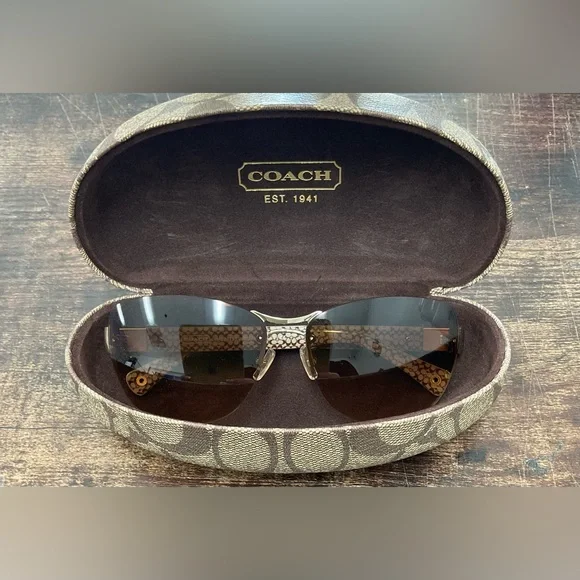 Coach Brown Gradient Sunglasses